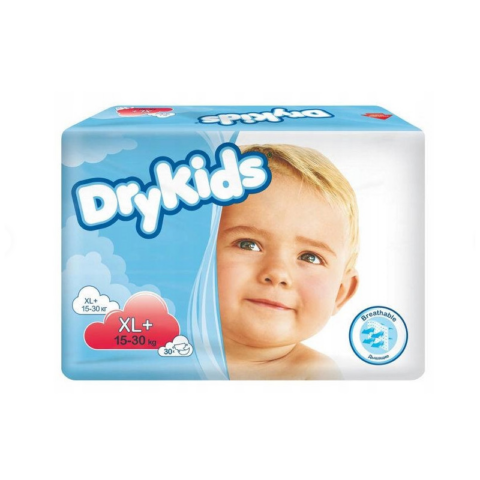 Tena Dry Kids XL + 15-30 kg A30 Pieluchy na rzepy
