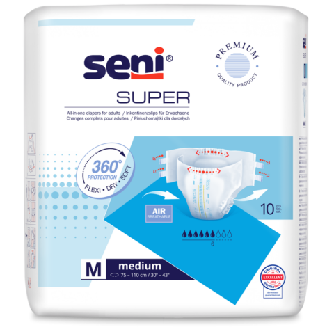 Super Seni XL A30 Pieluchy na rzepy