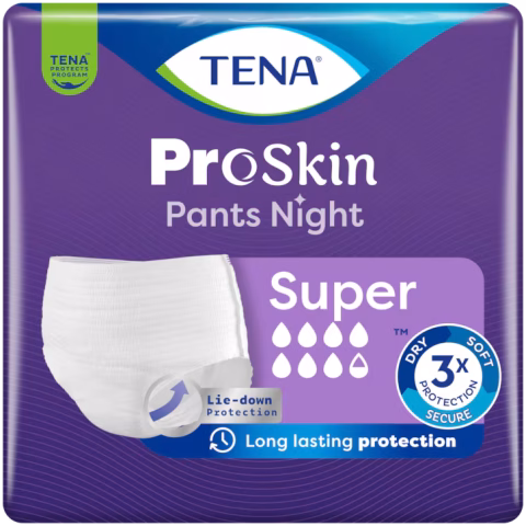 Tena Pants Proskin Super Night L A30 Majtki
